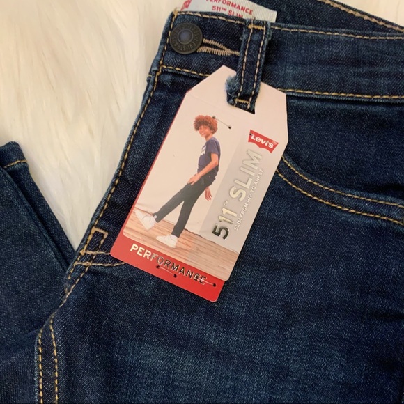 Levi’s 511 Slim Jeans - NWT- Boys Size 4 - Picture 4 of 16